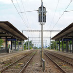 Schweizer-Eisenbahnen - Bahnhof Henggart