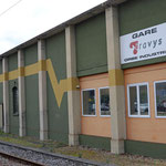 Schweizer-Eisenbahnen - Bahnhof Les Granges (Orbe)