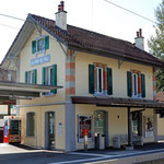 Schweizer-Eisenbahnen - Bahnhof La Tour-de-Peilz