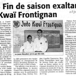 08 Juin 2009 (Midi Libre): Fin de saison exaltante au Kwaï Frontignan