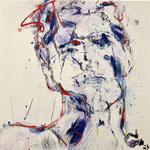 "ohne Titel", 40cm x 40cm, Mixed Media On Canvas, 2024