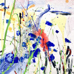 Edition "flowers,flowers", 40cm x 40cm, Mixed Media on Canvas, 2024