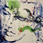 "ohne Titel", 40cm x 40cm, Mixed Media On Canvas, 2024