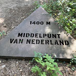 Mittelpunkt der Niederlande bei Wekerom auf Bikepacking-Tour