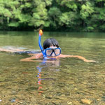 宿毛には海だけでなく川もあり、夏は川遊びが楽しめます。