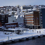 Tromsö vom Schiffsdeck