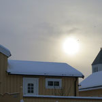 Âbendstimmung im Dorf Svolvaer