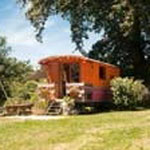sleeping in a gipsy caravan