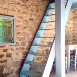 l'escalier de la mezzanine