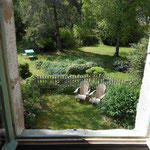 the garden of the cottage