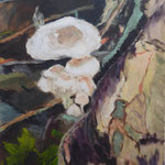 Baumgeflüster 3, Acryl/Lwd, 90 x 70 cm, 2023