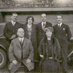 Back: Charles, Lucy, Frederick, Cecil. Front: F M Sergeant and Ellen Beatrice