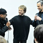 With Wilson Claude Balda and Olando Bass, Paris, January 15th, 2015