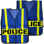 Model #9702 Police Vest with PVC Refleective Straps