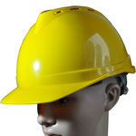 Model #117 V-Guard Vented HDPE Safety Helmet with CE Certificate