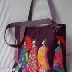Gaisha-Tasche aus jap. Baumwolle