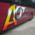 Décoration de bus impression numérique AOT aix