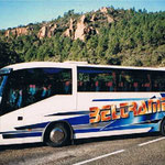 Décoration de bus à l'aérographe BELTRAME