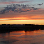 Sonnenuntergang an der Loire