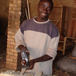 A lot of construction is going on in Rwanda, meaning that carpenter apprentices have good job opportunities.