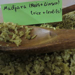 eine Spezialität aus Israel: Madjara (Reis und Linsen)