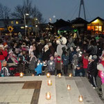 Der Place de Caen war halbvoll mit Besuchern