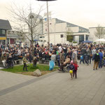 Am Nachmittag gab es auf dem Place de Caen zeitweise keinen Sitzplatz mehr