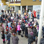 Faschingsgaudi am Rosenmontag auf dem Marktplatz