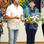 Zum Schluß der Feier bedankt sich Herr Diegruber mit einer kurzen Rede für den Bürgerpreis