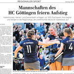 Göttinger Tageblatt HC Göttingen feiert Aufstieg in die Regionalliga