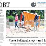 Göttinger Tageblatt 16.07.2019: Feriensportfest der LG Göttingen