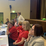 Frau Biaesch vom Landesverband begrüßte die Landfrauen.