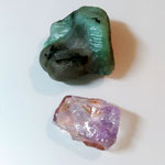 Ametrine and Emerald