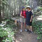 Hike up to lake Ann