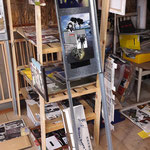 Šejma Fere, visual artist, studio view