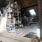 Šejma Fere, visual artist, studio view