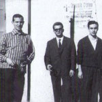 1959 Tre giovani barbieri, da sx Francesco(Ciccillo) Diana, Eugenio Avato e Giuseppe Salandrino