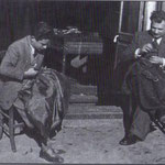 Anni '50 Due bravi sarti, da sx, Antonio Vulcano e Antonio Valente
