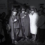 Anni '30 in piazza del Popolo(all'acquanova) da sx Luigi Ventura, Giuseppe Meringolo e Vincenzo Candia