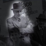 Fine anni '60 "mastro" Peppino Piluso davanti la sua bottega in Via Garopoli