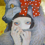 虚勢/22.7×15.8/個人蔵・Sold