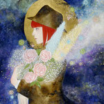 夜を渡る人　F10　Sold/個人蔵　PrivateCollection