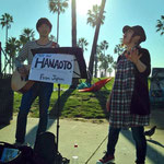 Los Angeles　　Venice Beach　　ストリートライブ   2013.12.20　　 