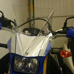 WR250R Windschutz windshield windscreen diy