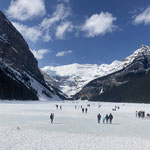 Lake Louise - normalerweise türkisgrün