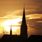 unsere Basilika im Abendlicht      Foto: Bernadette FS 