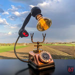 1930s Copper telephone KTAS D30 upcycling lamp - Jürgen Klöck - 2019