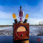 Antique Voigt & Haeffner Amperemeter upcycling lamp - Jürgen Klöck - 2018