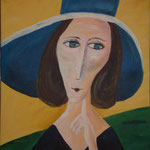 Frau mit Hut - Lady with a hat