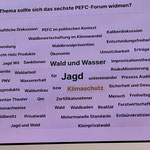 Welches Thema soll bei der nächsten Tagung behandelt werden? (--> Jagd)